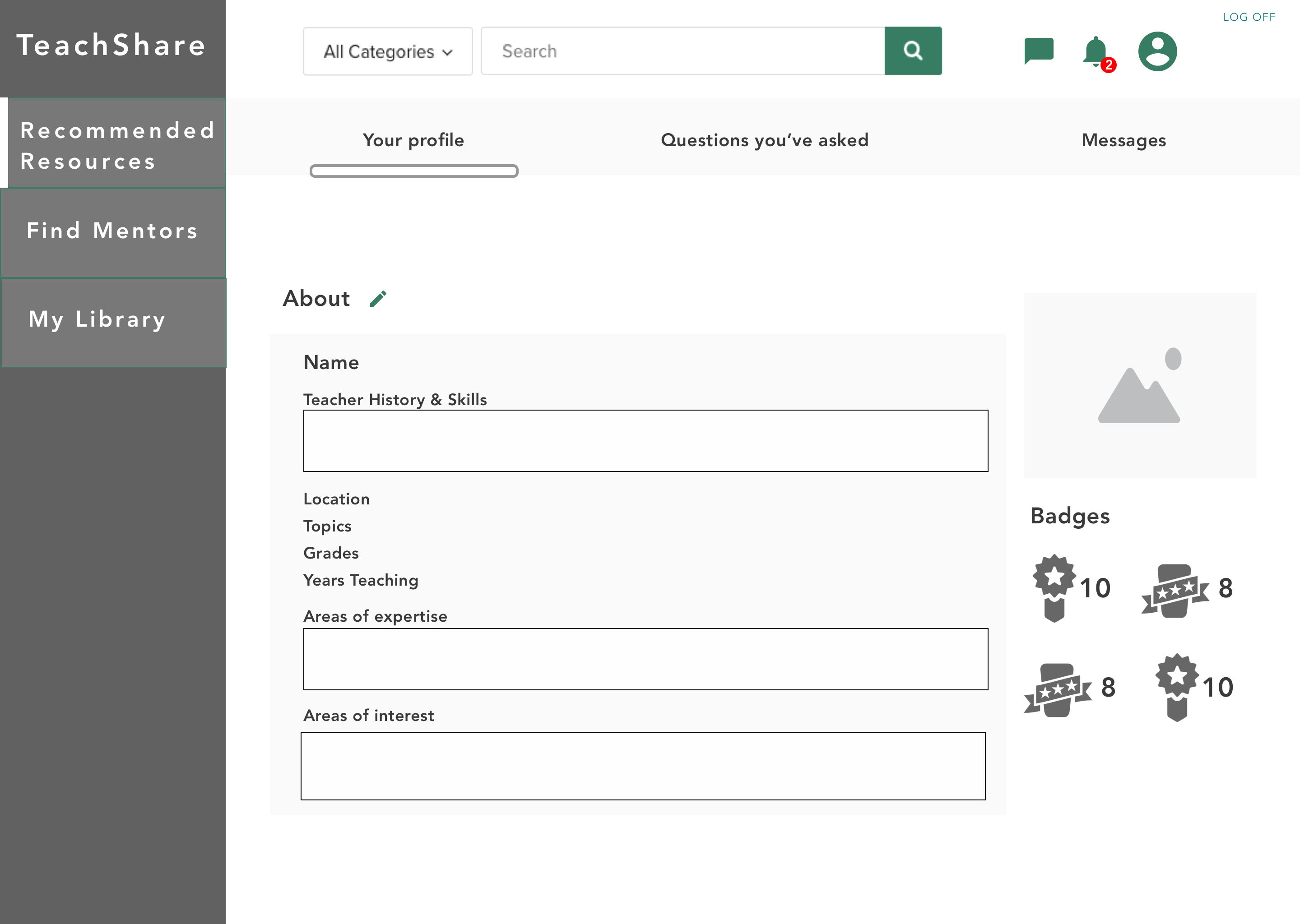 Profile Wireframe